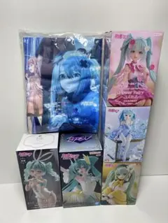 初音ミク フィギュア　5体セット➕ブランケット