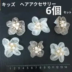 キッズ ヘアアクセサリー 6個セット 卒園 入園 入学 匿名配送 ガールズ