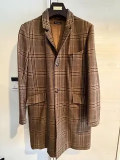 Loro Piana チェック柄 チェスターコートのサムネイル