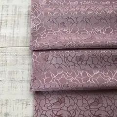 花柄ちりめん 帯揚げ スモークピンク 3200→2880