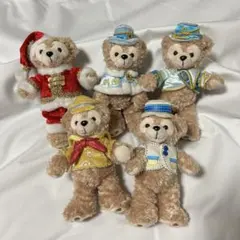 ダッフィー ぬいぐるみ バッチ 5体セット