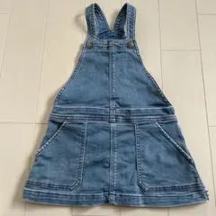 PETIT BATEAU プチバトー　デニム　ジャンバースカート ワンピース