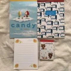 当時物　4冊セット　平成レトロ　メモ帳　くまちゃん　ハッピーメモリアルスカイ