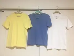 ユニクロ VネックTシャツ メンズSサイズ 3枚セット 美品