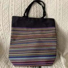 【未使用】MITSUKOSHI 三越　ストライプ トートバッグ