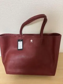 ☆ HERGOPOCH エルゴポック トートバッグ レザー 赤 A4可 保存袋 