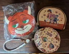 しまむら　ズートピア　ポーチ3点セット