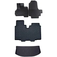 N-BOX JF3 JF4 3Dマット1列目２列目 ラゲッジ 4枚セットブラック