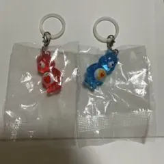 ケアベア　めじるしアクセサリー　ピンク　水色