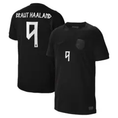 ノルウェー代表　アウェイ　ハーランド M ノルウェー代表 ハーランド 26/27アウェイユニフォーム Mサイズ 9番