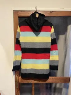 JUNKO SHIMADA ストライプ モヘア ハイネックニット