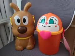 着払いです★アンパンマンポップコーンケース 2個セット チーズ ドキンちゃん