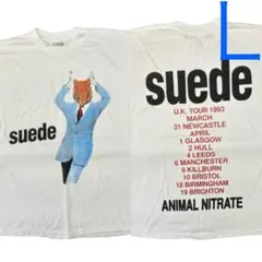 新春特別価格 希少 Suede スウェード バンT 仮面 豚 ブタ 04 L