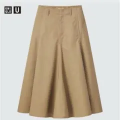UNIQLO U コットンツイルフレアスカート ウエスト61