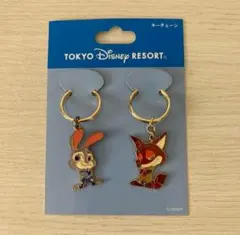 東京ディズニーリゾート キーホルダー2個セット ズートピア ニック ジュディ
