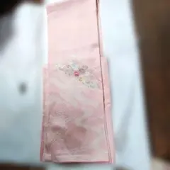 豪華で上品なピンク系の花柄模様の訪問着 初卸新品未使用品