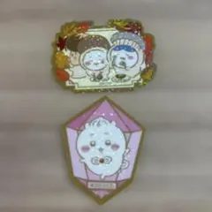 ちいかわ キラキラダイカットステッカー付きグミ ハチワレ　うさぎ２枚　きのこ