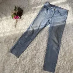 【EDWIN】ライトブルーデニム ヴィンテージ感強い　　 (M) 伸縮性