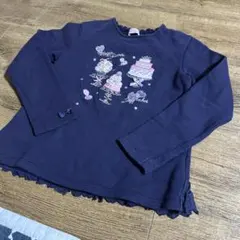 メゾピアノ 長袖 トレーナー ケーキ 140cm 中古品