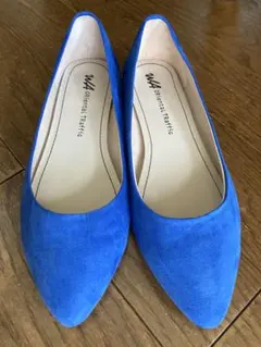 ORiental TRaffic　パンプス　ローヒール　ブルー　23.5cm