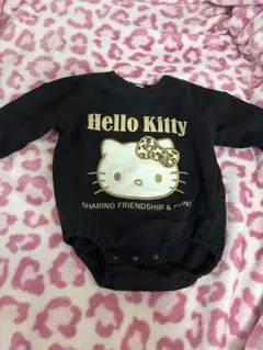 Hello Kitty 黒ロンパース