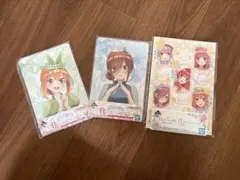 五等分の花嫁 一番くじ 中野三玖 中野四葉 イラストボード ブックボード