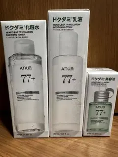 Anua アヌア 77+ ドクダミ　化粧水　乳液　美容液　セットのサムネイル