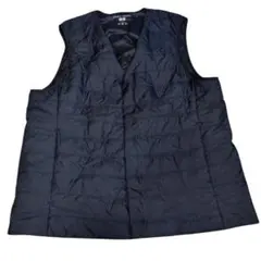 UNIQLO WARM PADDED ベスト ネイビー