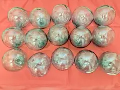 l*e様 ガラス玉『浮き玉』15個セット③（※おまけ付き）