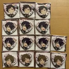 南雲鉄虎 仙石忍 高峯翠 スタフォニ ハート缶バッジ あんスタ