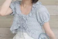 ems excite 小花柄フリルCTSET