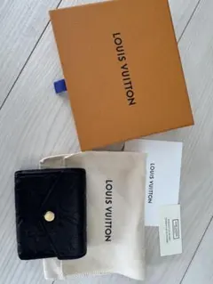 LOUIS VUITTON 三つ折り財布 ブラック
