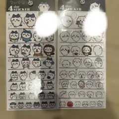 4サイズステッカー ちいかわ ハチワレ