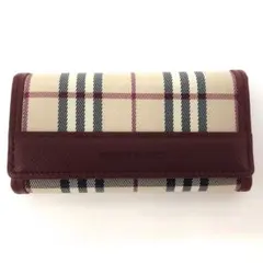 新品未使用】BURBERRY バーバリー 5連 キーケース ノバチェック - メルカリ