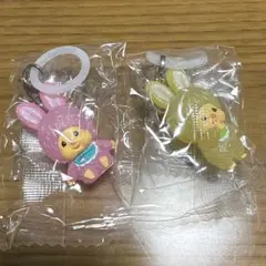 モンチッチ　めじるしアクセサリー　チムたん(ピンク)チムたん(イエロー)