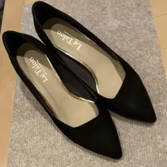 【美品】Le Talon ルタロン パンプス　ブラック　フォーマル