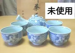道八銘 香炉 蛍焼 煎茶碗5客セット 茶道具 茶器 煎茶器 中国蛍焼 古玩