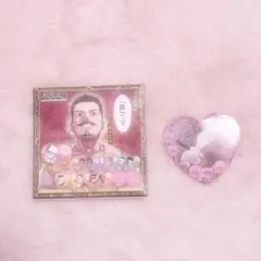 ゴールデンカムイ 愛です 缶バッジ 第2弾 シークレット　宇佐美　鶴見　ハート缶