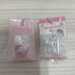2点セット　キティ　パッケージチャーム　パッケージミニチュアコレクション