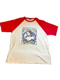 AVIREX USA ラグランTシャツ Lサイズのサムネイル