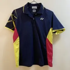 K1796 YONEX 吸汗速乾 ポロシャツ ネイビーレディース L