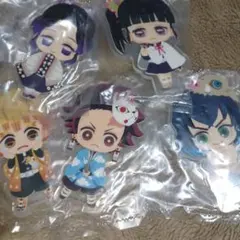 鬼滅の刃 全員集中！みつめてアクリルチャーム　5セット