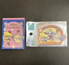 【新品】サンリオ ちいかわ うさぎ ポムポムプリン ミニメモ帳 ステッカー
