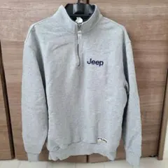 Jeep ハーフジップスウェット