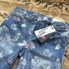 GapKids 蝶プリント スキニーデニム