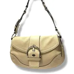 美品　希少　coach コーチ　シボ革　レザー　ソーホー　ワンショルダーバッグ