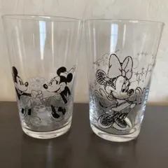 フランフラン　ミッキー ミニー ガラスコップ 2個セット　ディズニー