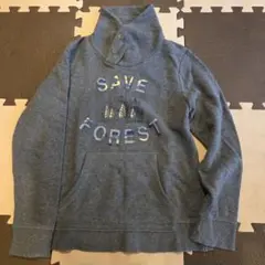 GU ハイネックトレーナー グレー