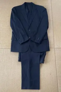 ユニクロ　スーツ　セットアップ　ネイビー　M