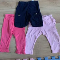 ジンボリー・西松屋　ボトムス３点セット